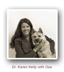 Dr. Kelly with Osa